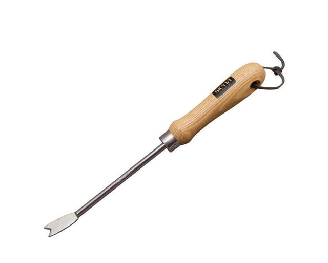 Unkrautstecher Classic Edelstahl mit Holzgriffen