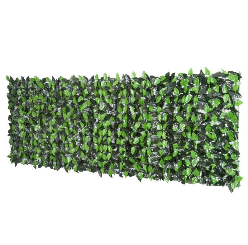 Künstliche Hecke Für Den Außenbereich 300 X 100 Cm Dunkelgrün