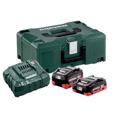 Metabo Basis Set LIHD 18 V Li-Ion Akku CAS System + 1x Akku 4,0 Ah + 1x Akku 5,5 Ah + Ladegerät + metaBOX ( 685136000 )