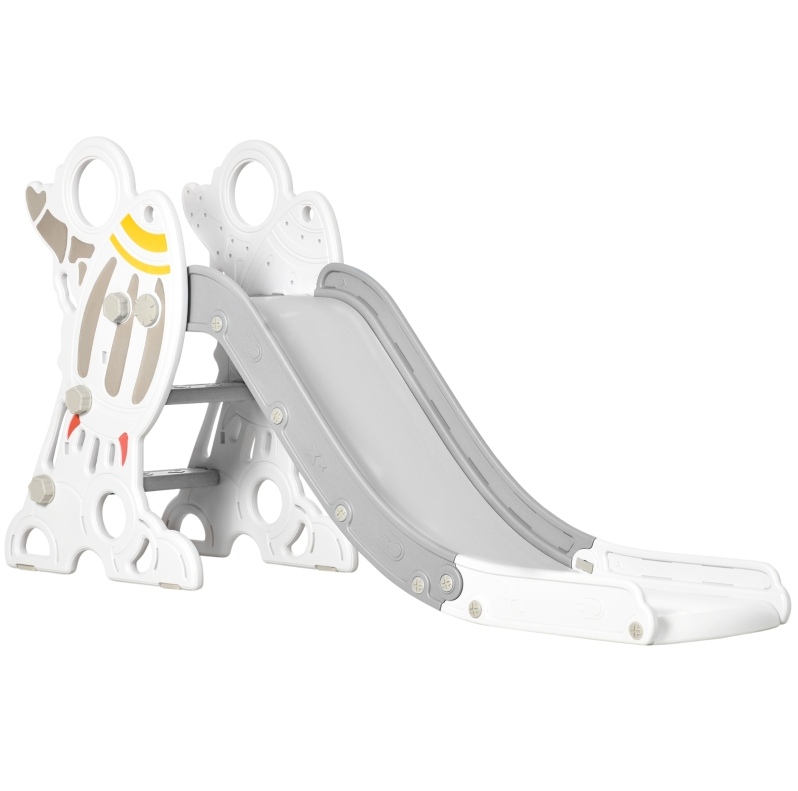 Indoor-kinderrutsche Raketen-design Aus Polyethylen Grau, 1,5–3 Jahre Modenuit