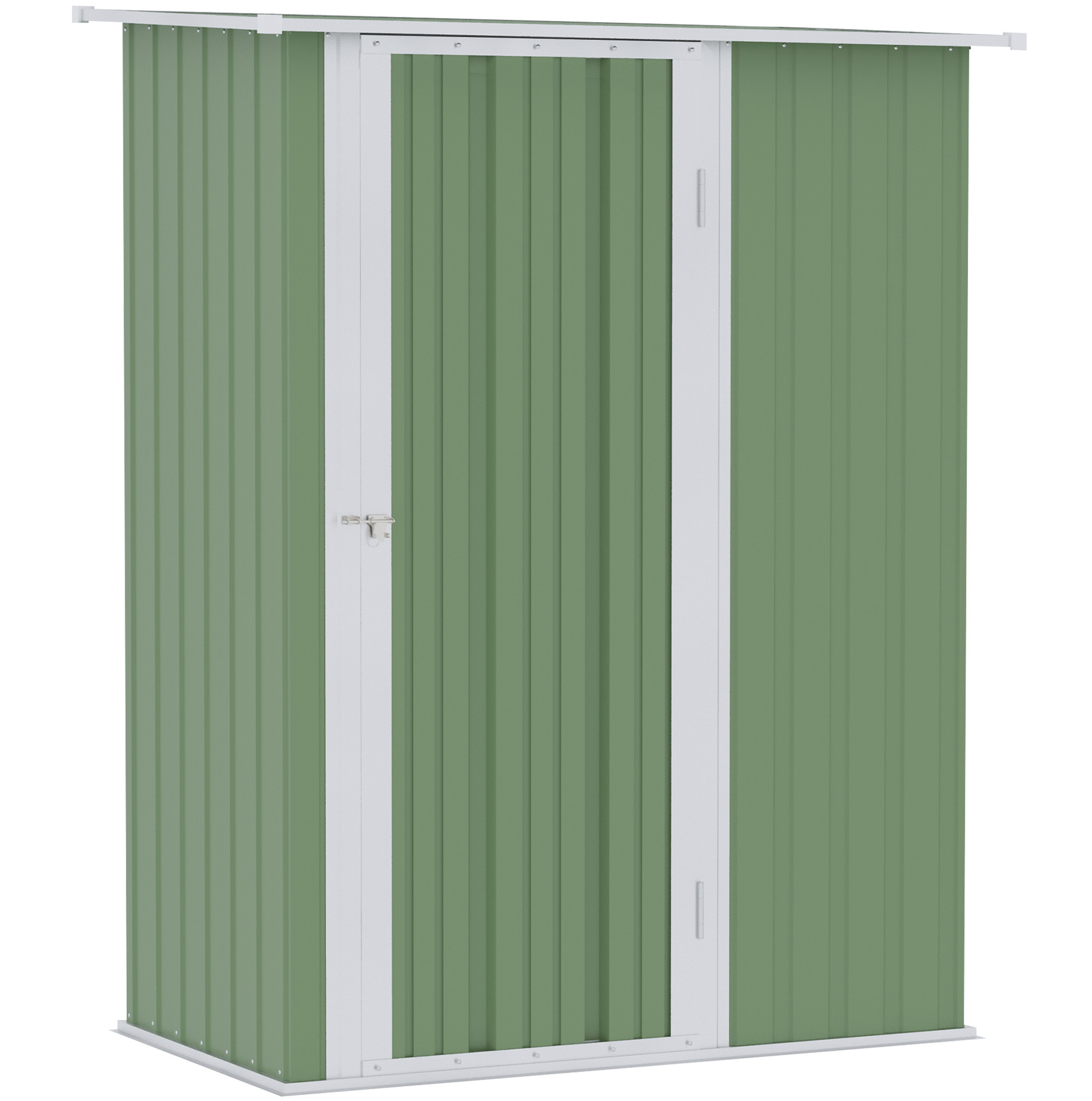 Grünes Gartenhaus Aus Stahl 142 X 84 X 189 Cm Modenuit