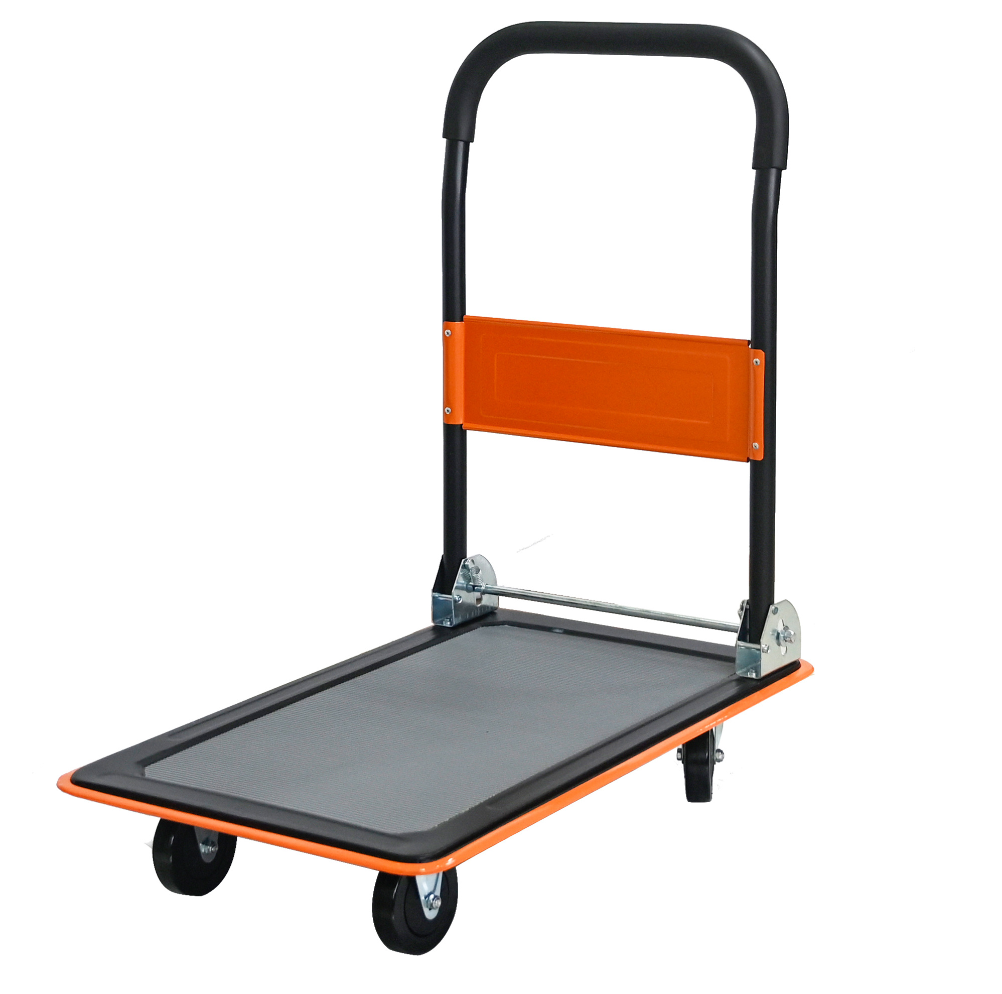 Klappbare Transportplattform Aus Stahl In Orange Modenuit