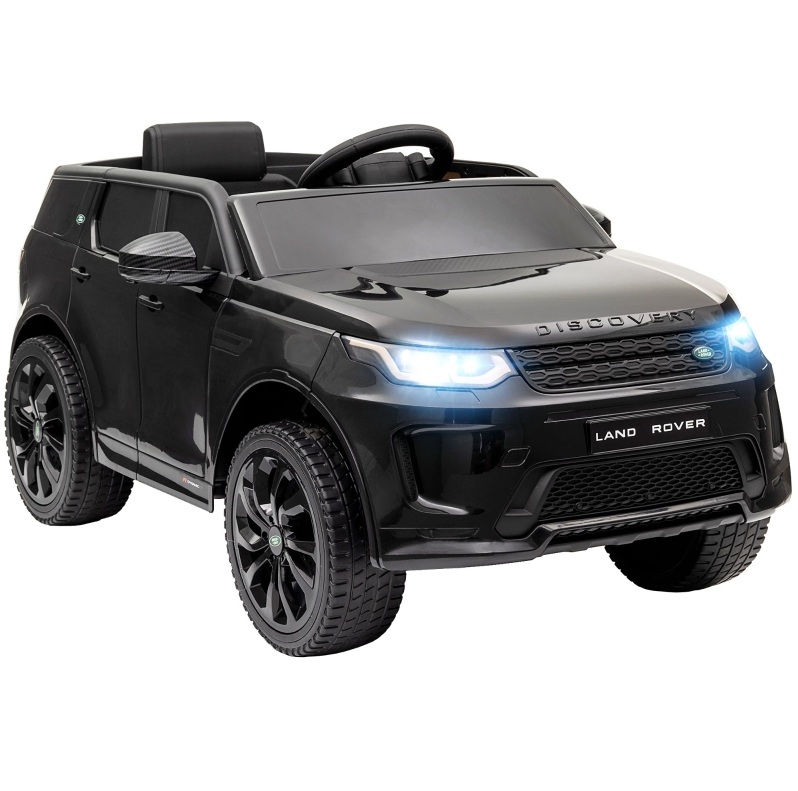 12v Elektroauto Für Kinder Land Rover Discovery Sport Schwarz Mit Fernbedienung