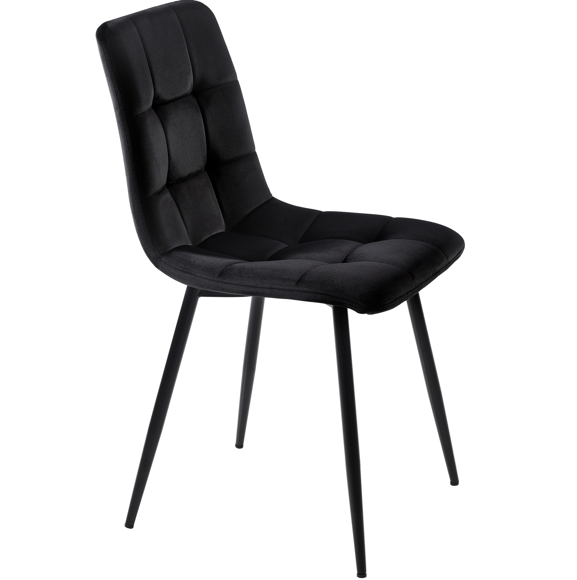 5-tlg. Ausziehbares Esszimmer-set 120-160x80x75 Cm Mdf/metall/samt, Schwarz/nussbaum