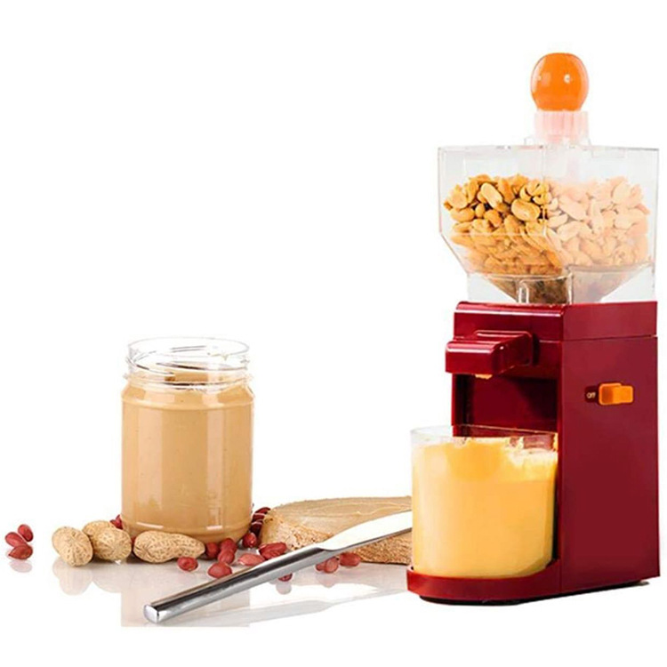 Kleiner Erdnussbutterbereiter, Küchenutensil, Nussmühle, Rot