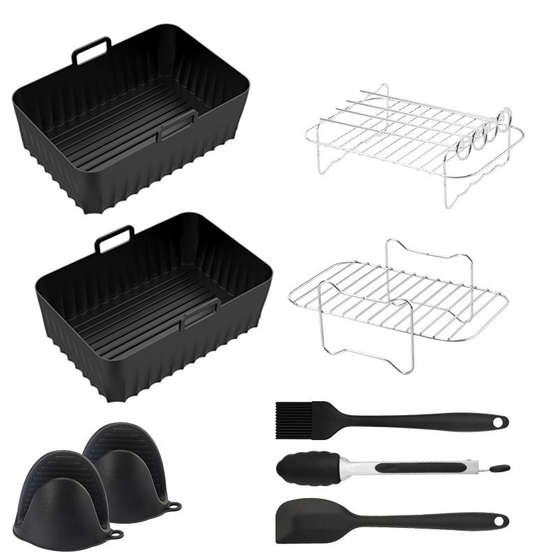 Komplettes Zubehörset Für Ninja Airfryer – Xxl Sl400eu – Af300eu – Af400eu – Af140eu – Af500eu – Backpapier – Backblech