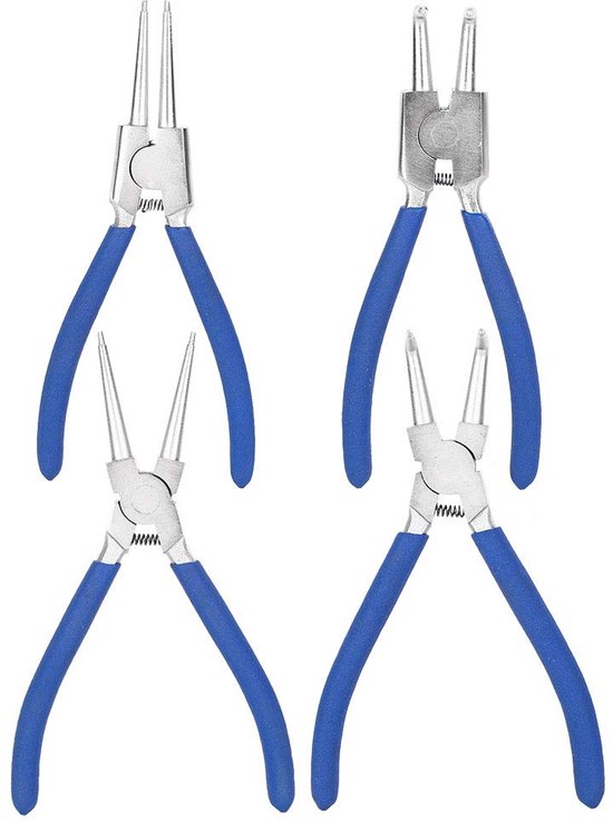 175-mm-sprengringzangen-set – Profizange – Ergonomisches Design – 4-teiliges Set