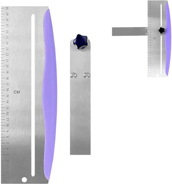 Tortenspatel-set (1-teilig) – Verstellbar, Edelstahl – Tortenwerkzeuge