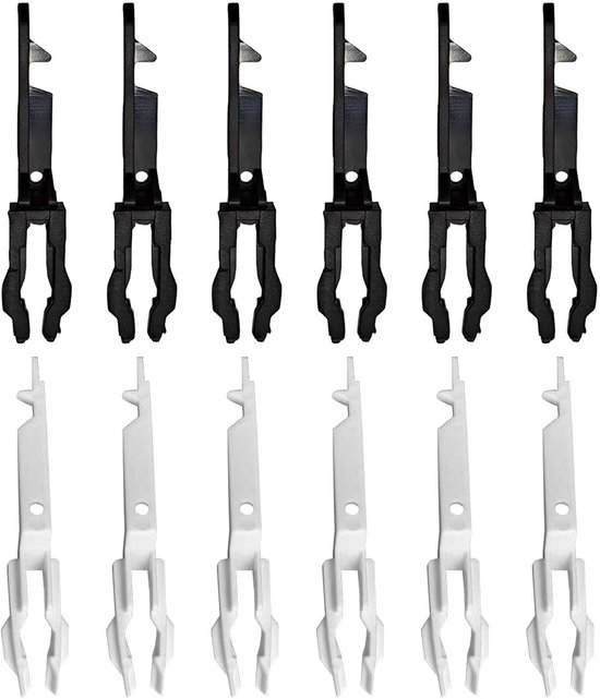 12-teiliges Set Mit Glasbruchschlüsseln – Schwarz Und Weiß – 58 Mm, Für Die Prüfung Von Brandmeldeanlagen