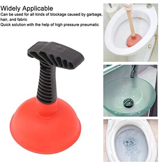 Mini-toilettenpömpel Typ 1 – Ergonomischer Griff – Kleiner Toilettensauger Zum Reinigen Von Abflüssen