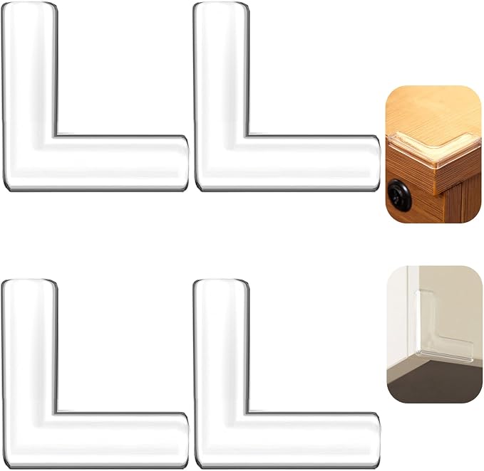 4-teiliges Set, Eckenschützer, Tischeckenschützer, Abdeckung Für Scharfe Möbel, Eckenpolster
