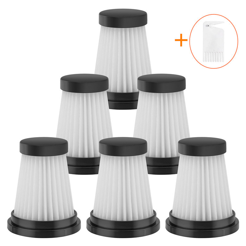 Ersatzzubehörset Für Moosoo K12, K12 Pro Und K13 Staubsauger, Mit Waschbaren Hepa-filtern, 7-teiliges Set (6 Filter + 1 Reinigungsbürste)