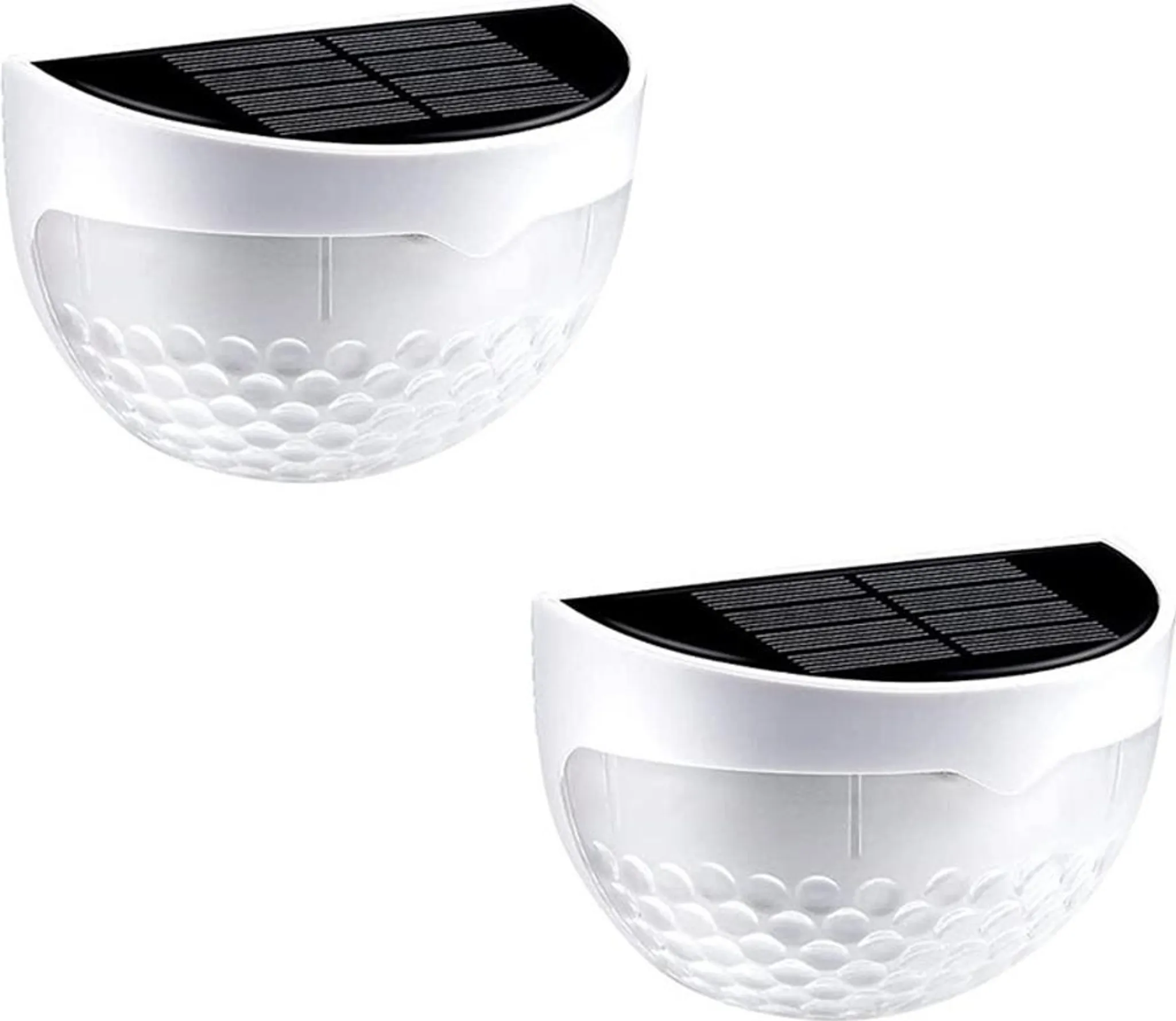 2-teiliges Solar-gartenleuchten-set, Wasserdichte Solar-wandleuchte, Geeignet Für Terrasse Und Garten – Weißes Licht