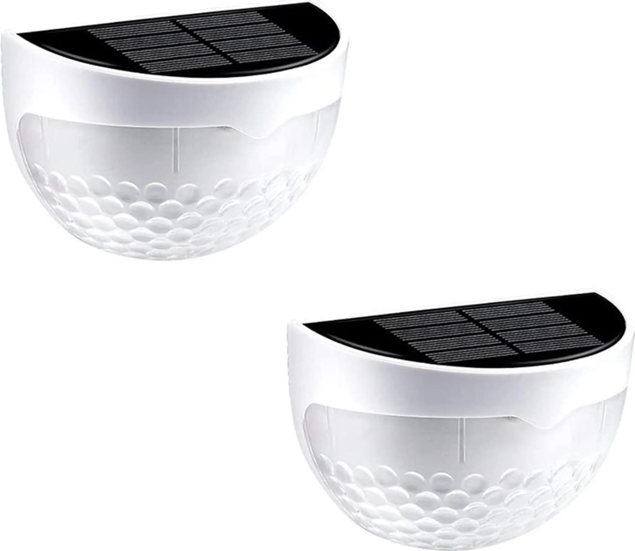 2-teiliges Solar-gartenleuchten-set, Wasserdichte Solar-wandleuchte, Geeignet Für Terrasse Und Garten – Warmes Licht