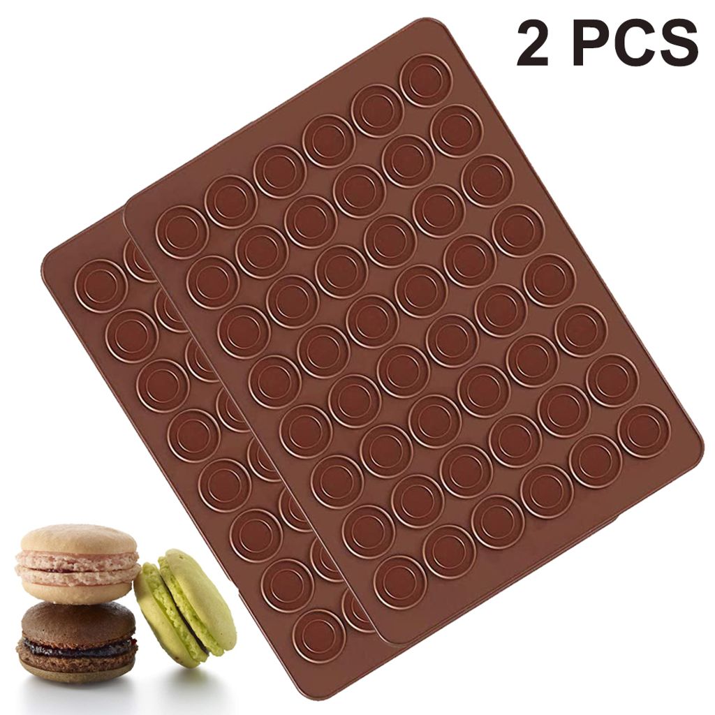 2 Silikon-backmatten, 48 Mulden, Geeignet Für Macarons, Silikonformen, Antihaft-macaronformen