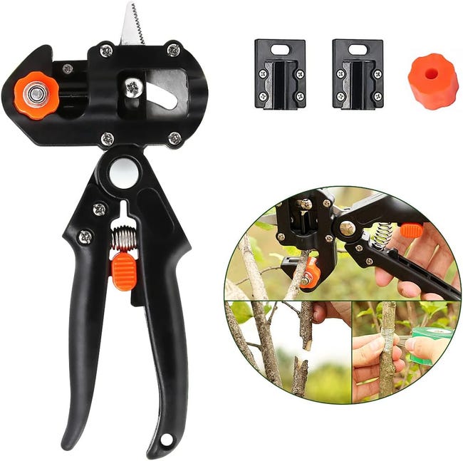 Veredelungsschere, Gartenschere, Veredelungszange, 2-in-1-veredelungsschere, Baumveredelungszange, Professionelles Veredelungswerkzeug