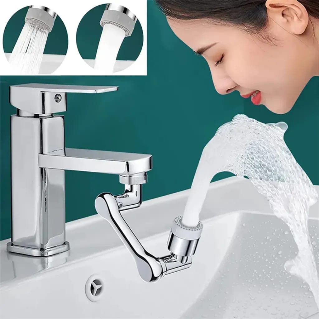 1080° Drehbarer Wasserhahn Mit Sprühfilter, Wasserhahn-luftsprudler, Universal-sprühfilter-wasserhahn, Doppelfunktions-badezimmerarmatur.
