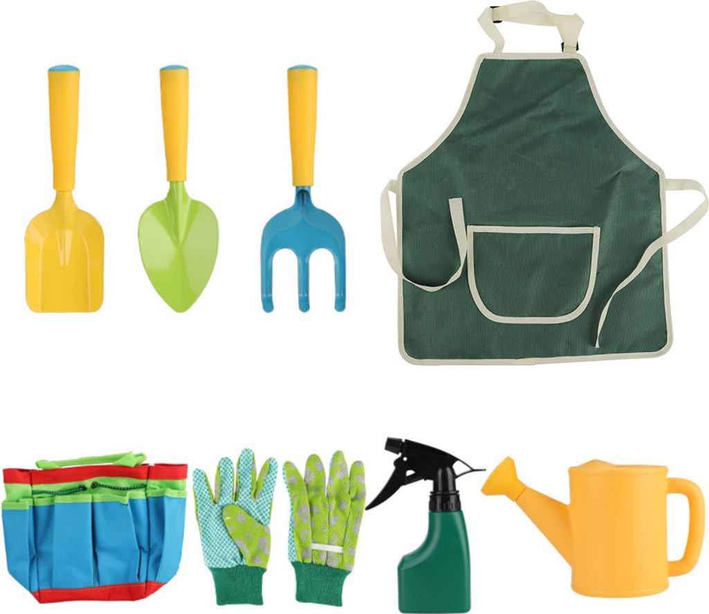 9-teiliges Gartenwerkzeugset Für Kinder, Gartenhandwerkzeugset Für Kinder, Strandspielzeug