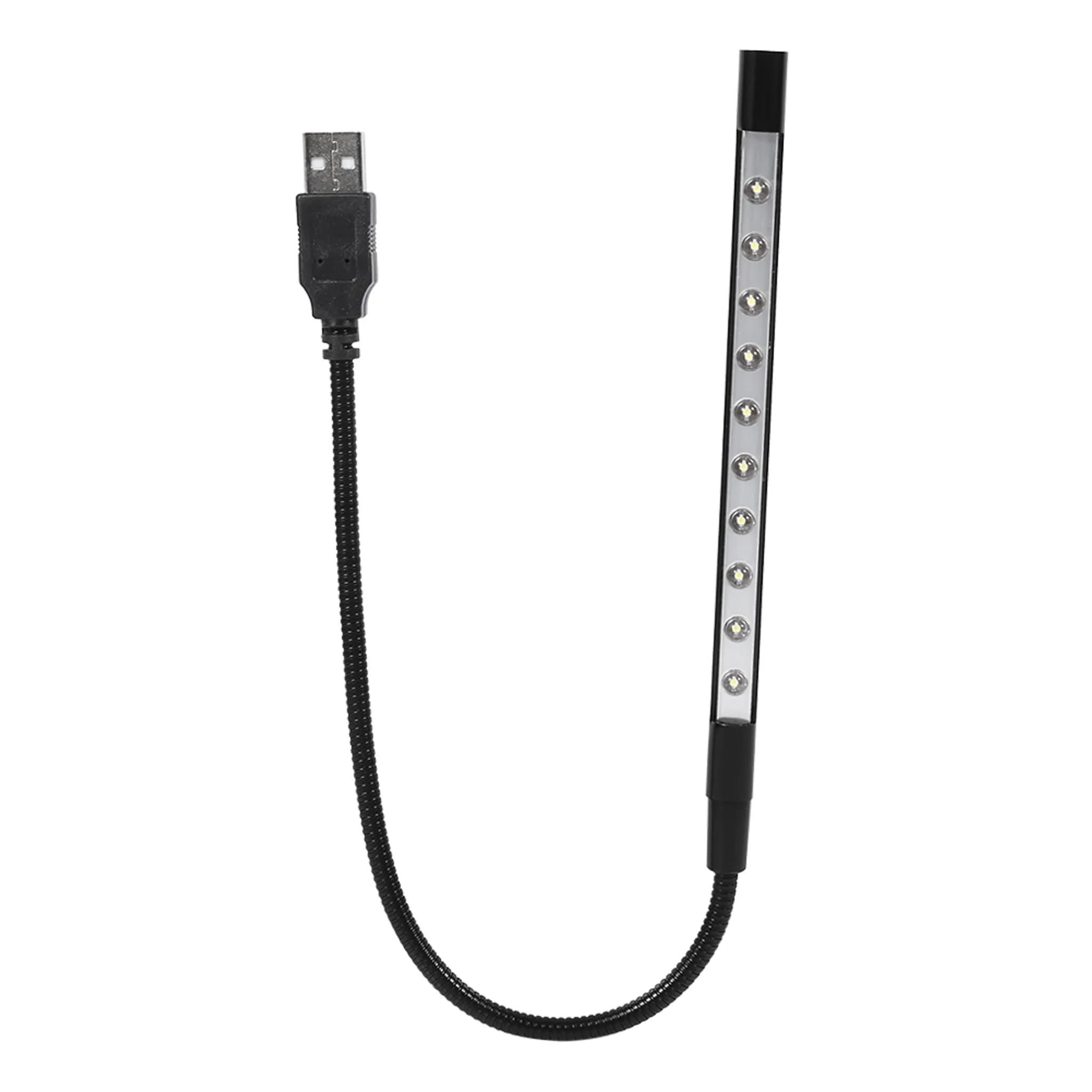 5v Flexible Mini Usb Led Leselampe Taschenlampe, Geeignet Für Laptops Und Desktop-computertastaturen, Schwarz, 4er-pack.