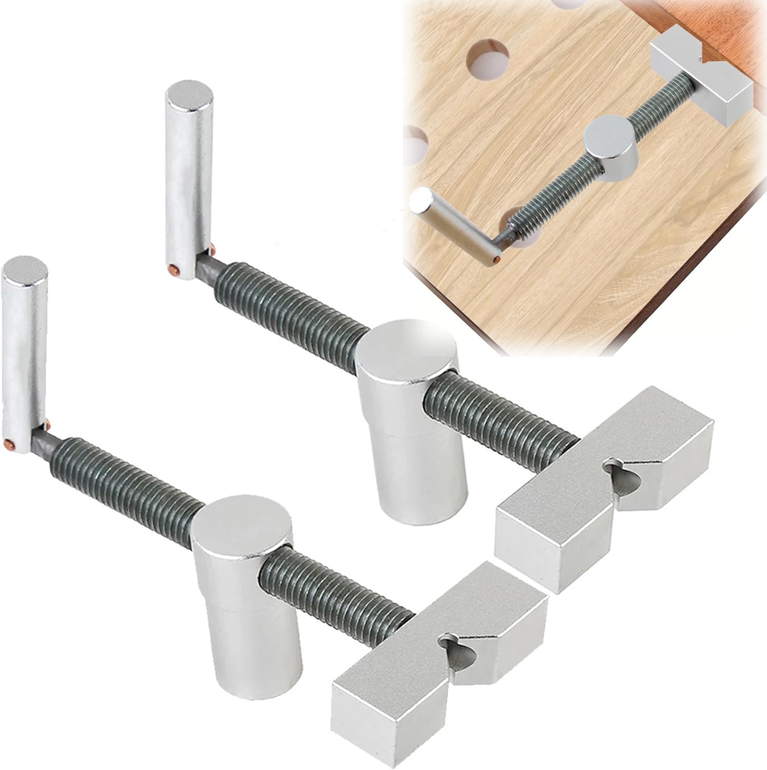 Zweiteilige Schnellspann-werkbankklemme, Geeignet Für Holzbearbeitungswerkbänke, 20 Mm