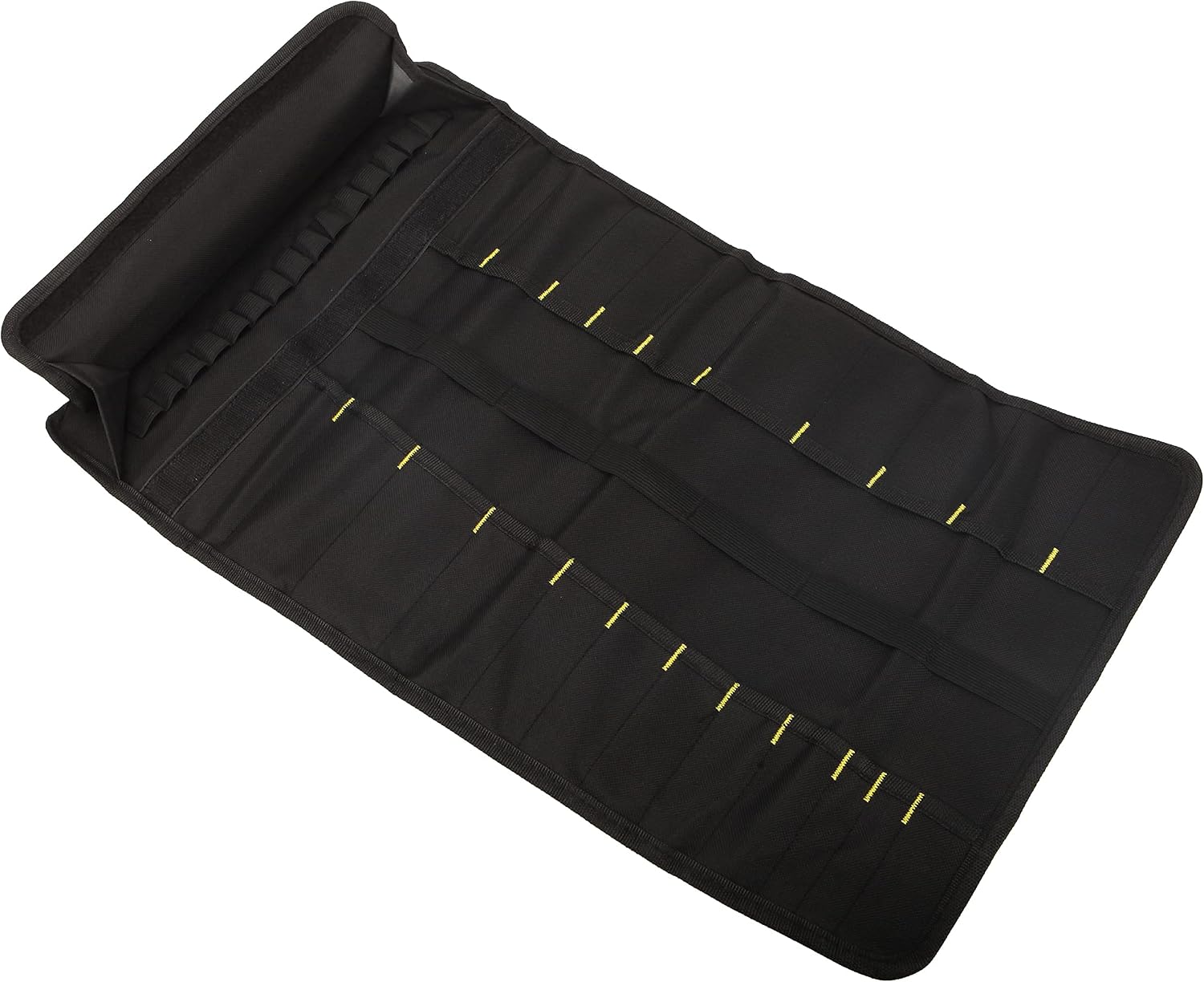 Werkzeugtasche Aus Canvas Mit 22 Fächern – Aufrollbar – Für Schraubenschlüssel/schraubendreher Und Zangen – Organizer/kleine Steckschlüsseltaschen/werkzeugrollen-organizer