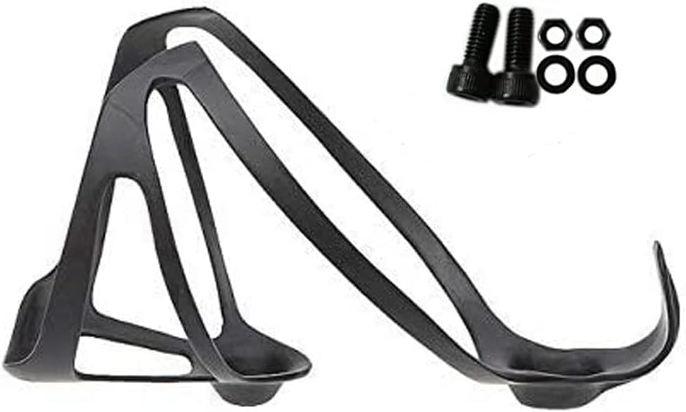 Flaschenhalter Aus 3k-carbonfaser – Superleicht (20 G) – Glänzend – Für Mountainbike Und Rennrad – Schwarz/weiß
