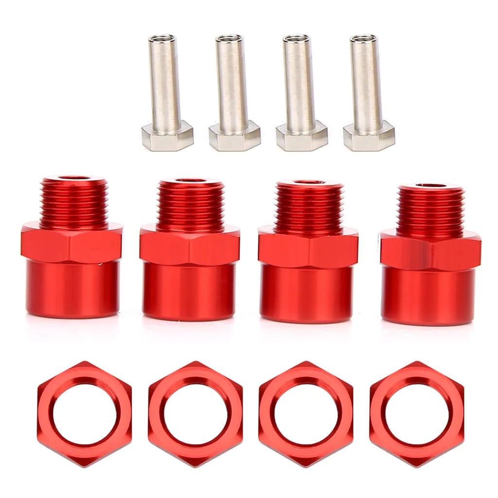 Sechskant-radadapter, Sechskant-radnabenadapter, Sechskantadapter 12 Mm Auf 17 Mm (3 Sets)