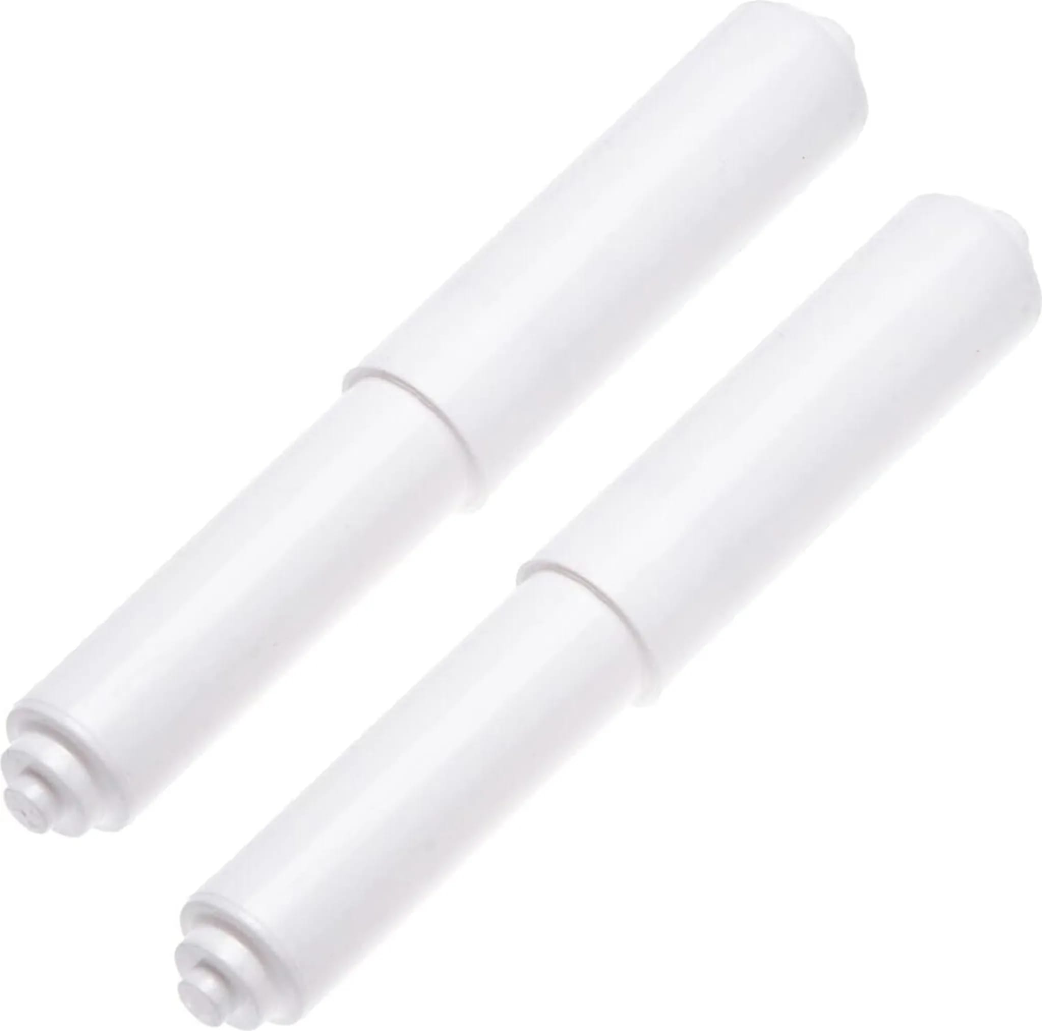 2er-pack – Weißer Toilettenpapierhalter Mit Federrolle