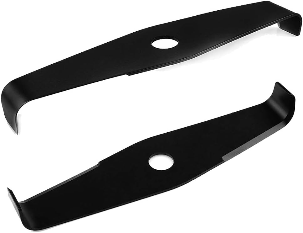 Markenloses 12-zoll-stahlbürstenmesser Mit 2 Zähnen Für Rasentrimmer, Unkrauttrimmer, Ersatzklinge, Universelle Passform, Lochdurchmesser 25,4 Mm, Dicke 3 Mm (2)