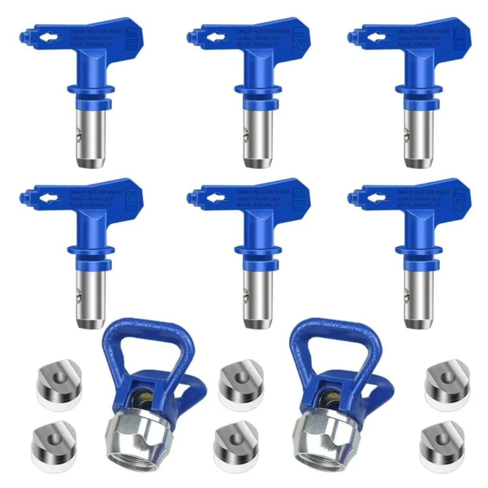 6er-pack Wendedüsen Für Airless-spritzpistolen, Zubehör Für Spritzmaschinen, Häuser, Gebäude, Terrassen, Zäune