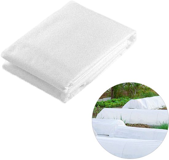 Pflanzenschutzmatte Zum Schutz Vor Frost, Isoliermatte 1,5 X 3 M, Wiederverwendbar, Gegen Schnee, Frost, Schädlinge Und Kälte – Weiß