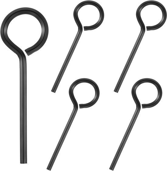 5-teiliges Set Mit 1/8-zoll- Und 5/32-zoll-standard-sechskant-notöffnungsschlüsseln