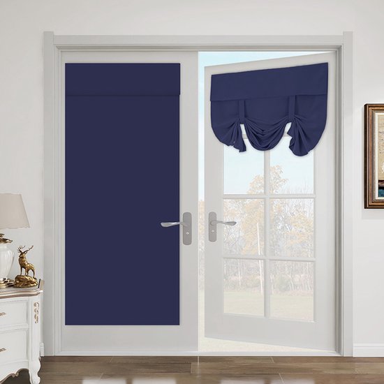Ein Leinen-verdunkelungsrollo Im Französischen Stil, Modernes Sichtschutzrollo Im Landhausstil, 66 X 173 Cm, Geeignet Für Die Zimmer-/schlafzimmerdekoration – Marineblau