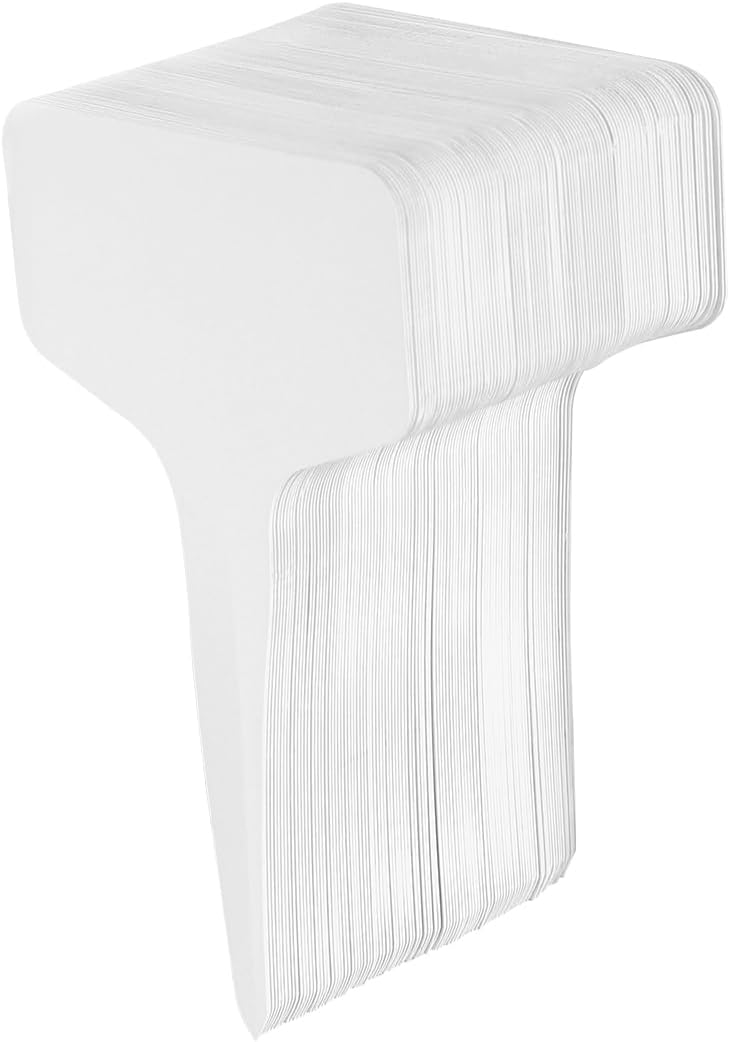 100 T-förmige Pflanzenstecker/etiketten Aus Kunststoff Zur Pflanzenkennzeichnung
