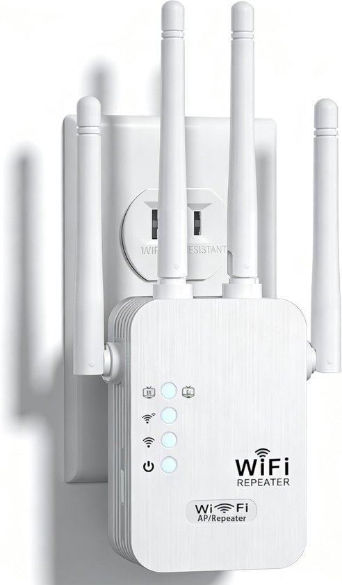 1200-mbit/s-wlan-repeater, Dualband-wlan-verstärker Mit 4 Antennen, Gigabit-ethernet, Wps, 3 Modi, Kompatibel Mit Internet-boxen