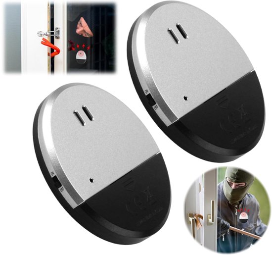 Tür- Und Fensteralarm – 2-teilig – 130 Db Alarm – Alarmsystem Für Tür Und Fenster – Einbruchschutz Mit Sensor – Drahtloses Alarmsystem