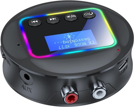5,4-zoll-bluetooth-empfänger Für Heimstereoanlagen, Drahtloser Sender/empfänger Für Tv-lautsprecher, Flugzeug, Heimkino, Pc Und Auto, Unterstützt Nfc, Tf, Aux Und Rca.