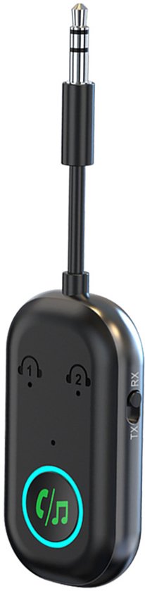 Bluetooth 5.3 Adapter, 2-in-1 Sender, Unterstützt 2 Airpods, Kopfhöreranschlussadapter Für Flugzeug, Fernseher, Stereoanlage