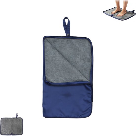 1 Stück, Poolreinigungstücher, 2-in-1-nass- Und Trockenbeutel, Tücher Mit Reißverschluss, Integriertes Handtuch, Wasserdichte Badebekleidungstasche, Auslaufsicheres Kissen (40 X 50 Cm), Maschine