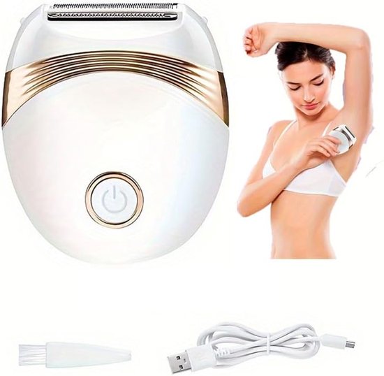 Elektrisches 2-in-1 Haarentfernungsgerät Für Frauen, Geeignet Für Kurzes Und Langes Haar, Mit Schmerzlindernder Gaze.