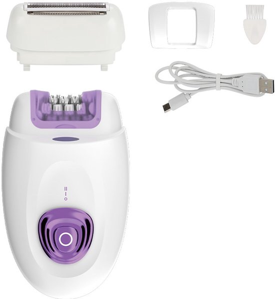 Elektrischer Damenrasierer – 2-in-1-scherkopf Und Trimmer
