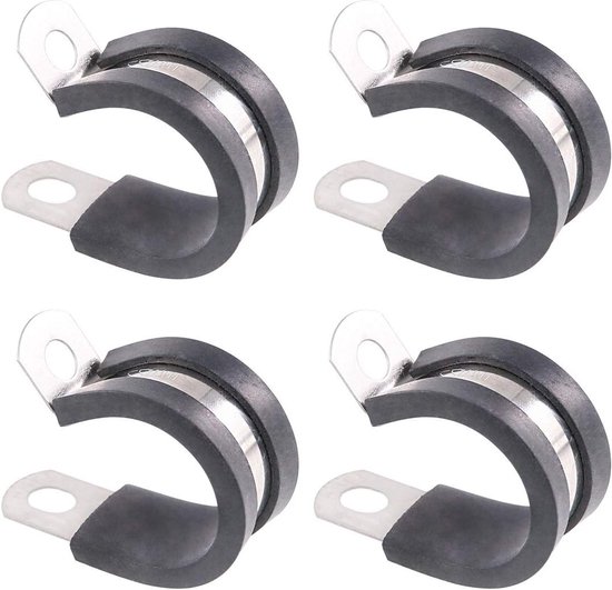 20 X 7/8 Zoll (22 Mm) Gummikabelklemmen - Isolierte Kabelklemmen Aus Edelstahl Zur Kabelbefestigung Und Geräuschreduzierung.