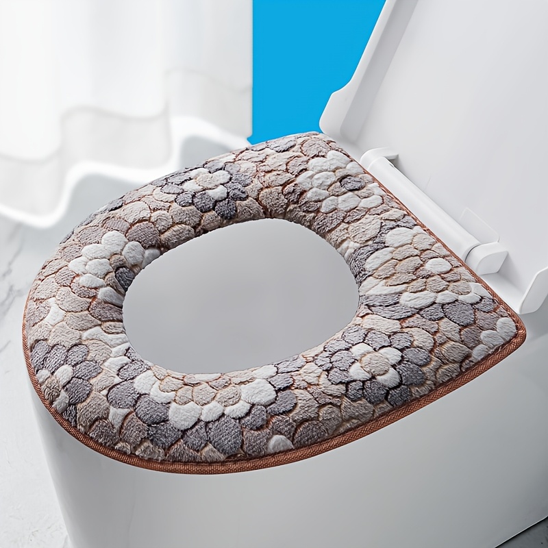 Wc-sitzbezüge – Weiche, Waschbare Badezimmeraccessoires Für Herbst Und Winter, Einfach Zu Montieren, Nicht Elektrisch, Weich Und Waschbar.