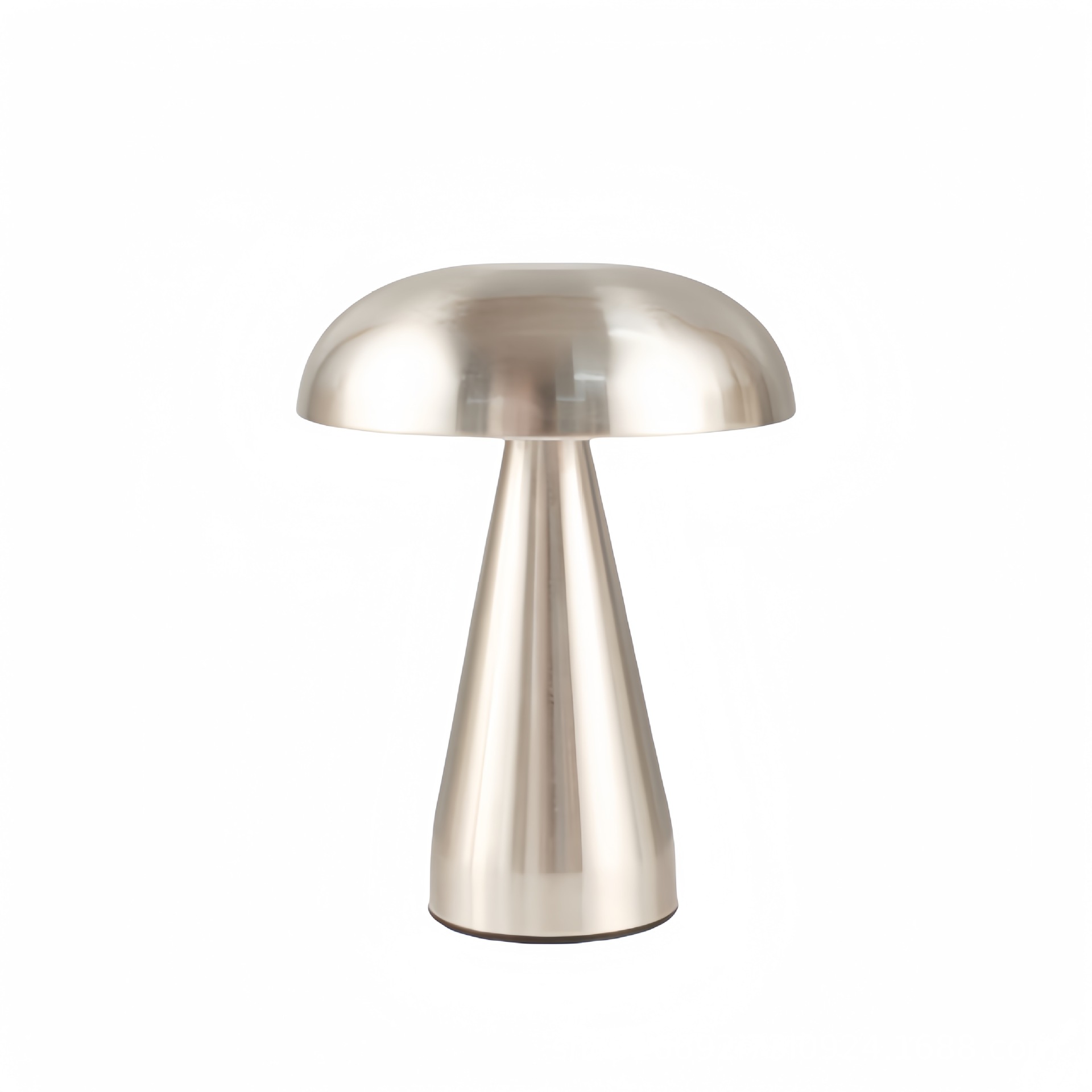 Tragbare Led-schreibtischlampe, Kabellos, Metallgehäuse, 3-farbige Touch-steuerung, 3 Helligkeitsstufen, Geeignet Für Nachttisch Und Esszimmer (silber)