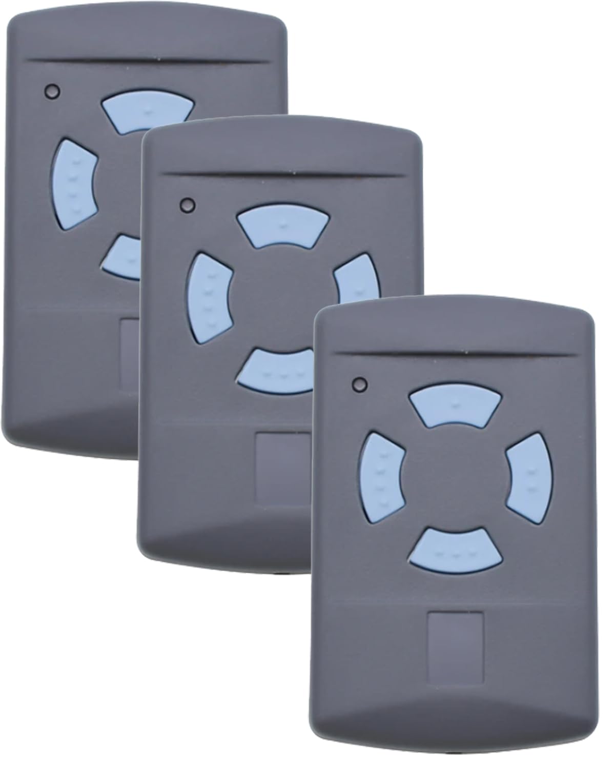 3er-pack Fernbedienungen Für Hormann Hsm4 868, Blaue Fernbedienungstasten, 868,35 Mhz Garagentor-fernbedienungen