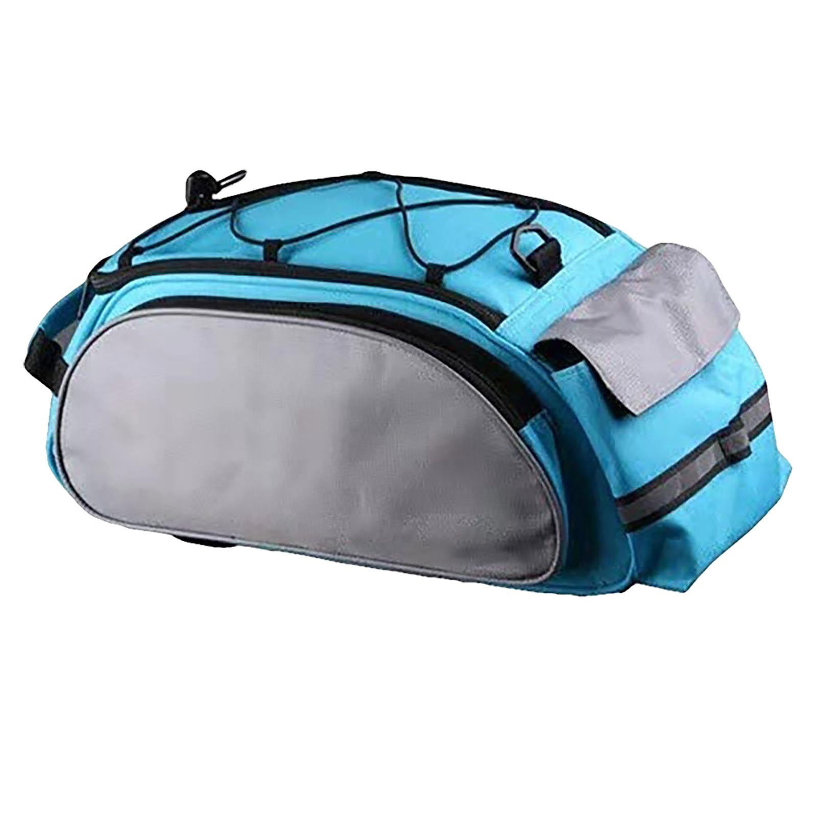Gepäckträgertasche – Eine Wasserdichte Pvc-tasche Für E-bikes Mit Gepäckträger, Geeignet Für Pendler, Tourenfahrer, Einkäufer Und Radfahrer (blau).