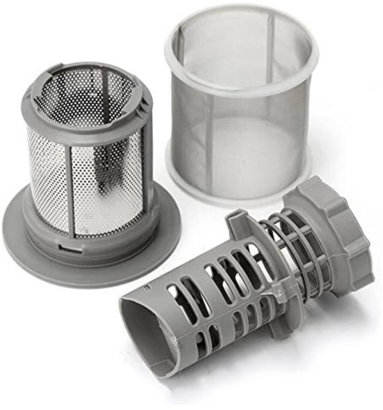 3-teiliges Geschirrspüler-filterset, Mikro-/fein-/grobsieb Und Schmutzfilterbehälter Für Bosch Siemens