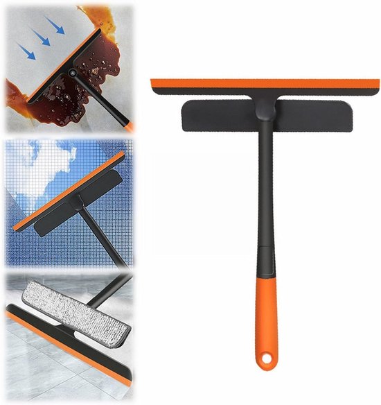3-in-1 Teleskop-fenster-/bodenabzieher-set