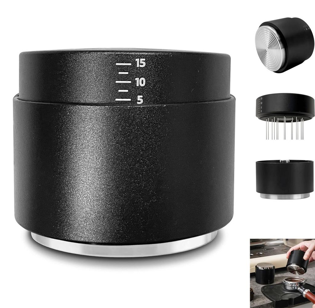 3-in-1 Kaffeespender Und Tamper Mit Wdt-werkzeug, Espresso-spender-set, Kaffeetamper Für 58-mm-siebträger.