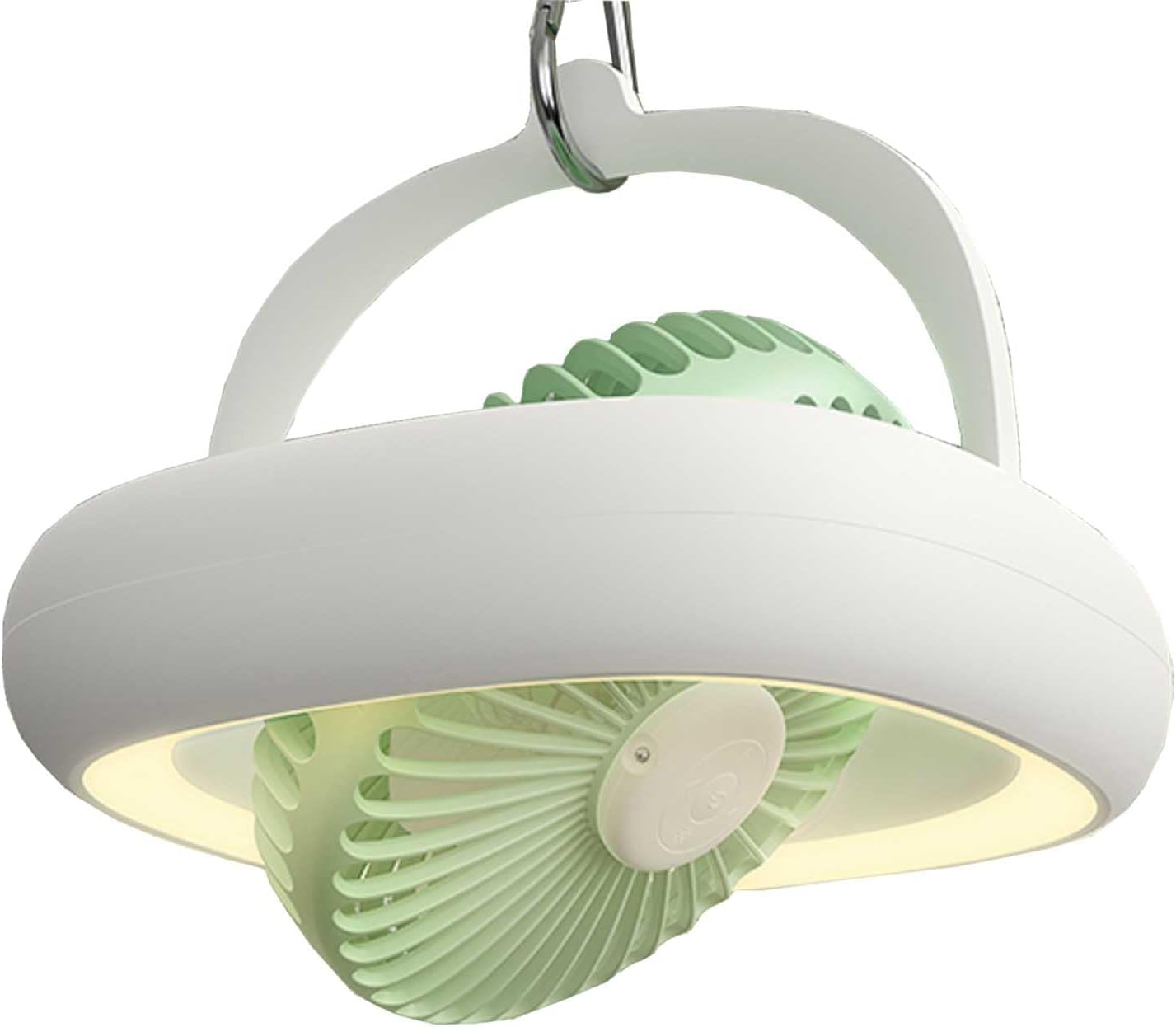 Deckenventilator Leiser Wandventilator Mit Fernbedienung 4000-mah-akku 4 Geschwindigkeitsstufen Und 2 Lichtmodi Automatische Oszillation 8,6 Zoll